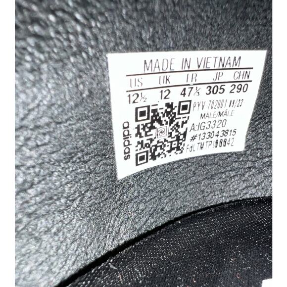 adidas Adizero Boston 12 Ivory Core Black Solar Red IG3320 Men's Size 12.5 - Picture 3 of 16